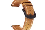Calf leather watch band, strap 18mm