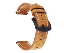 Calf leather watch band, strap 18mm