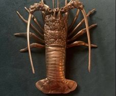 Vintage Brass Lobster
