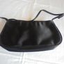Black Satin Underarm Evening Bag for Sale Image 2