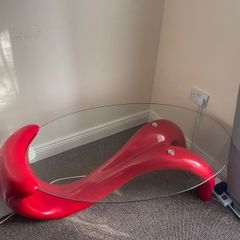 glass coffee table