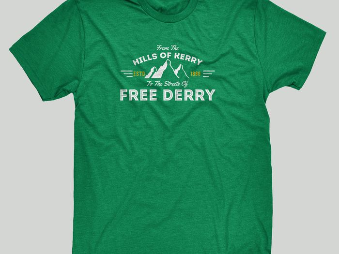 Free Derry T-Shirt (Small to 5XL)