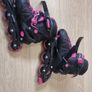 Power Adjustable rollerblades Inline Skates pink and black in Size 34-37 Image 3