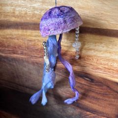 Handmade purple jelly fish