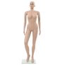 Female Mannequin with Glass Base Beige 180 cm Image 3