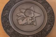 decorative limited edition pewter plate