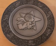 decorative limited edition pewter plate