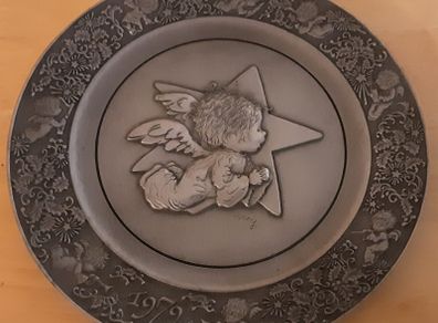 decorative limited edition pewter plate