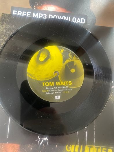 Tom Waits - Glitter And Dome Live (plus 7" and gig ticket)