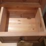 Vintage Handmade Waxed Pine Tall Boy 5 Drawer Unit Image 7