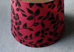 Vintage Large Red/Black Shade