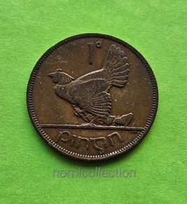Ireland 1937 year Bronze Penny.