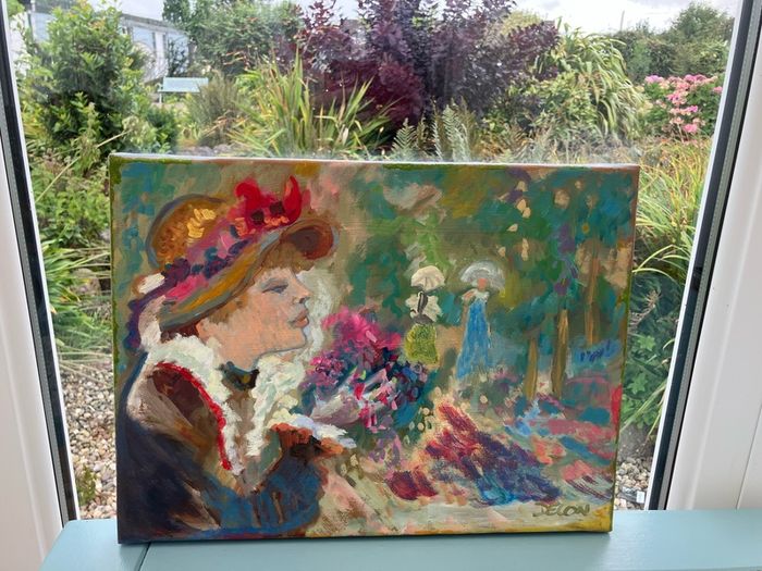Beautiful Pastel Coloured Oil painting