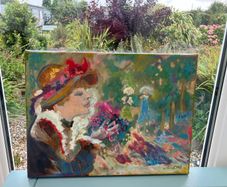 Beautiful Pastel Coloured Oil painting