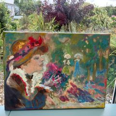 Beautiful Pastel Coloured Oil painting
