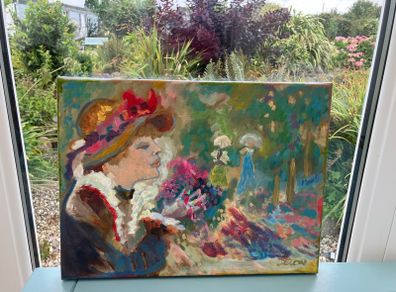 Beautiful Pastel Coloured Oil painting