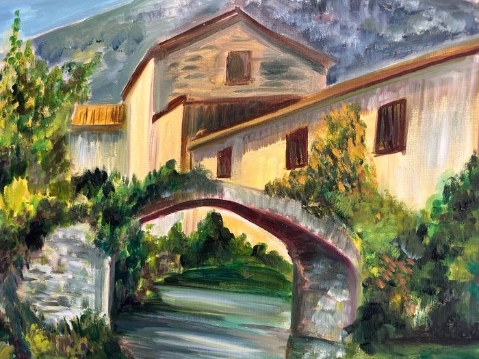 vintage oil painting