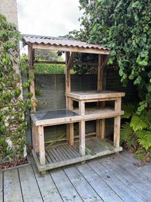 Outdoor pizza kitchen