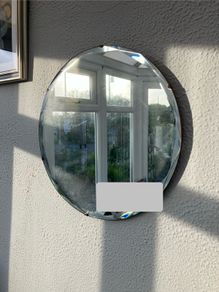 Vintage Round Bevelled Mirror