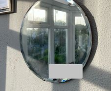 Vintage Round Bevelled Mirror