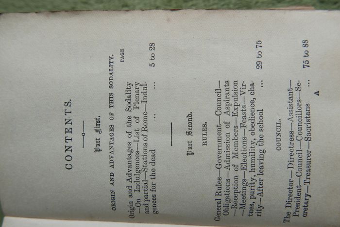 Vintage Manual of the Children of Mary