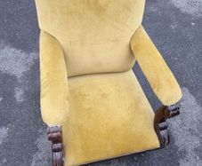 Early Victorian Library Armchair
