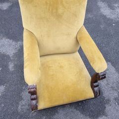 Early Victorian Library Armchair