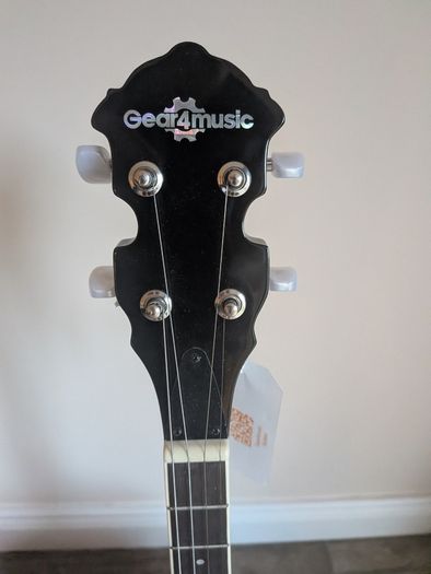 Banjo with padded gigbag