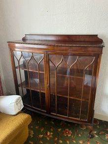 Vintage Mahogany Display Cabinet