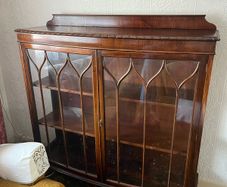 Vintage Mahogany Display Cabinet