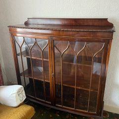 Vintage Mahogany Display Cabinet