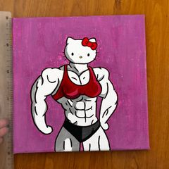 Original Painting  Soft Power Bold Pop Art Canvas by 15-Year Old Artist