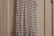 White Black spotty dress - Medium