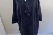 Summum Women size 12 grey/black dress