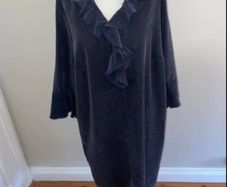 Summum Women size 12 grey/black dress