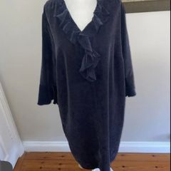 Summum Women size 12 grey/black dress