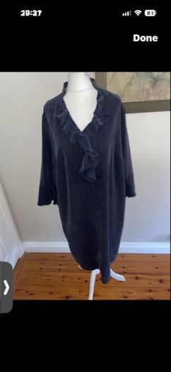 Summum Women size 12 grey/black dress