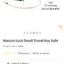 Master Lock Small Travel Key Safe  PP1KML Image 5