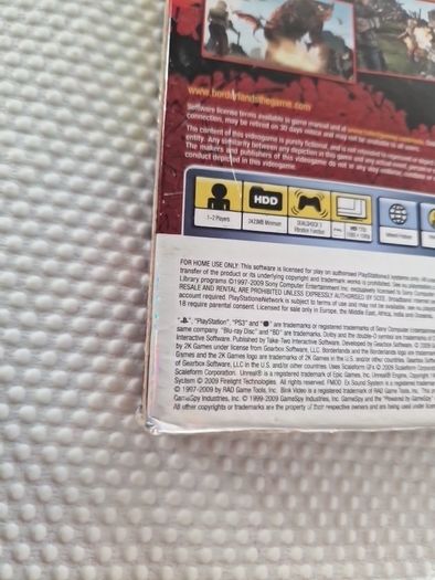 Boarderlands PlayStation3 Ps3 Games Original