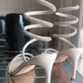 Farfetch- style Spiral Strappy Heels, crystals embellishment Image 5