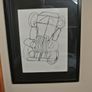 Unique Hand-Drawn Framed Picture Of A Car Image 2