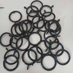 Black Curtain Rings