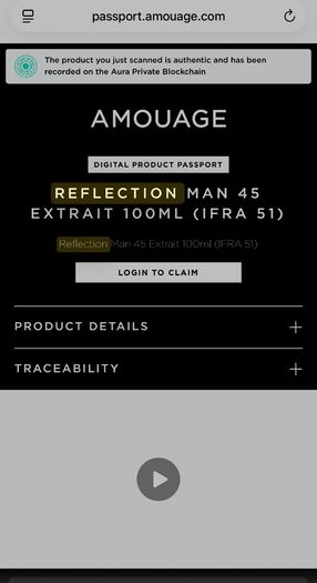 Amouage Reflection 45 100ml