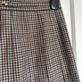 Maison Margiela 2018 Spring Summer pleated check tartan midi-length skirt IT40 Image 2