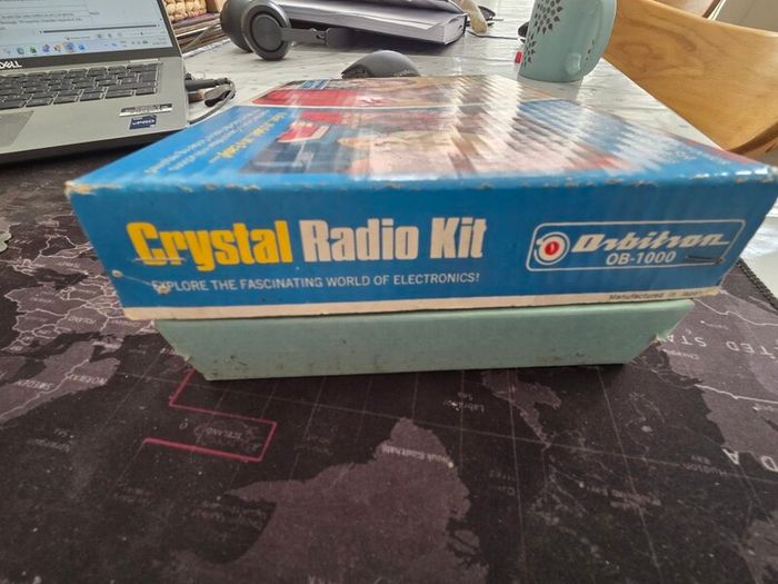 crystal radio set from 1960's