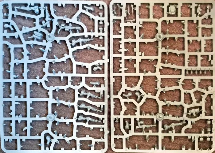 Warhammer 40k Death Korps of Krieg miniatures on sprue