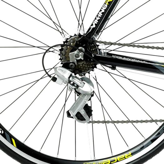 59cm Viking Peloton 14 Speed STI 700c Wheel Gents, Black