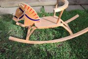 wooden rocking horse
