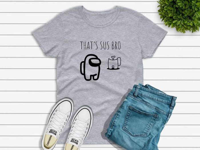 Among Us Shirt, Among Us That's Sus Bro Shirt, Imposter Shirt, Gamer Shirt, Gaming Shirt, Among Us Tee,Video Game Lover Shirt,Christmas Gift