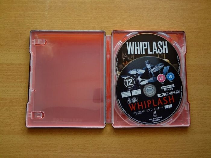 Whiplash 4K & Blu ray Steelbook (OOP) Dolby Vision/Dolby Atmos